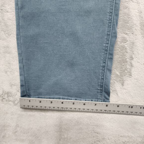 Maurices M Jeans Womens 18W Blue Tapestry High Rise Slim Straight Ankle Stretch - Picture 12 of 13